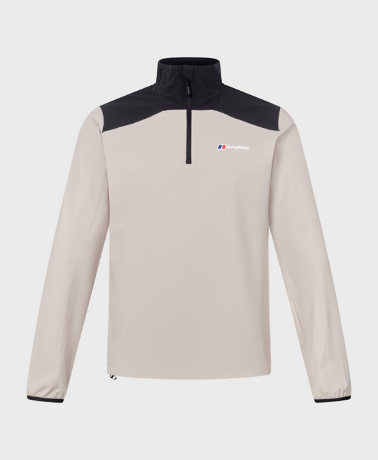 Berghaus Terrain Trek Half Zip Jacket - Stone/Black