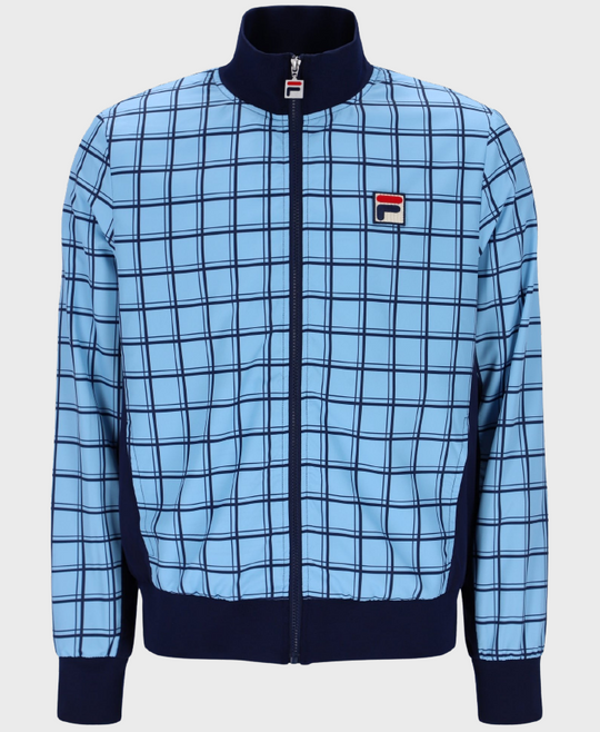 Fila Morgan Check Jacket Navy/Blue Bell