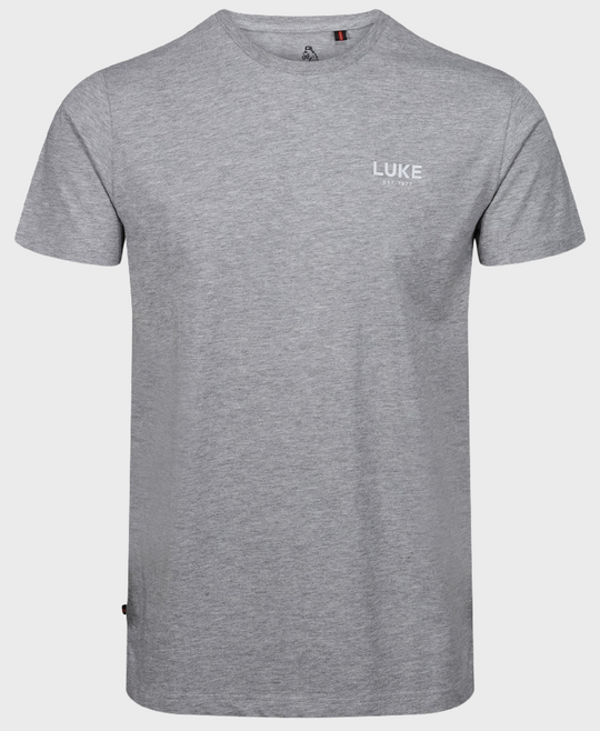 Luke 1977 M730180 Superb Luke Est 1977 T-shirt Mid Grey Marl
