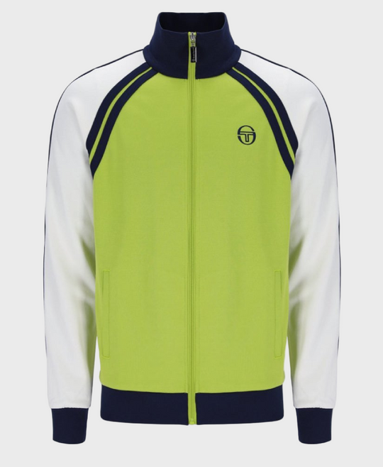 Sergio Tacchini Ghibli Tracktop - Dark Citron/Gardenia/Maritime Blue