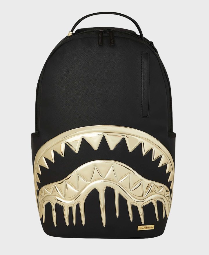 Sprayground 910B8178 20L Gold & Dangerous Backpack - Black – Vault