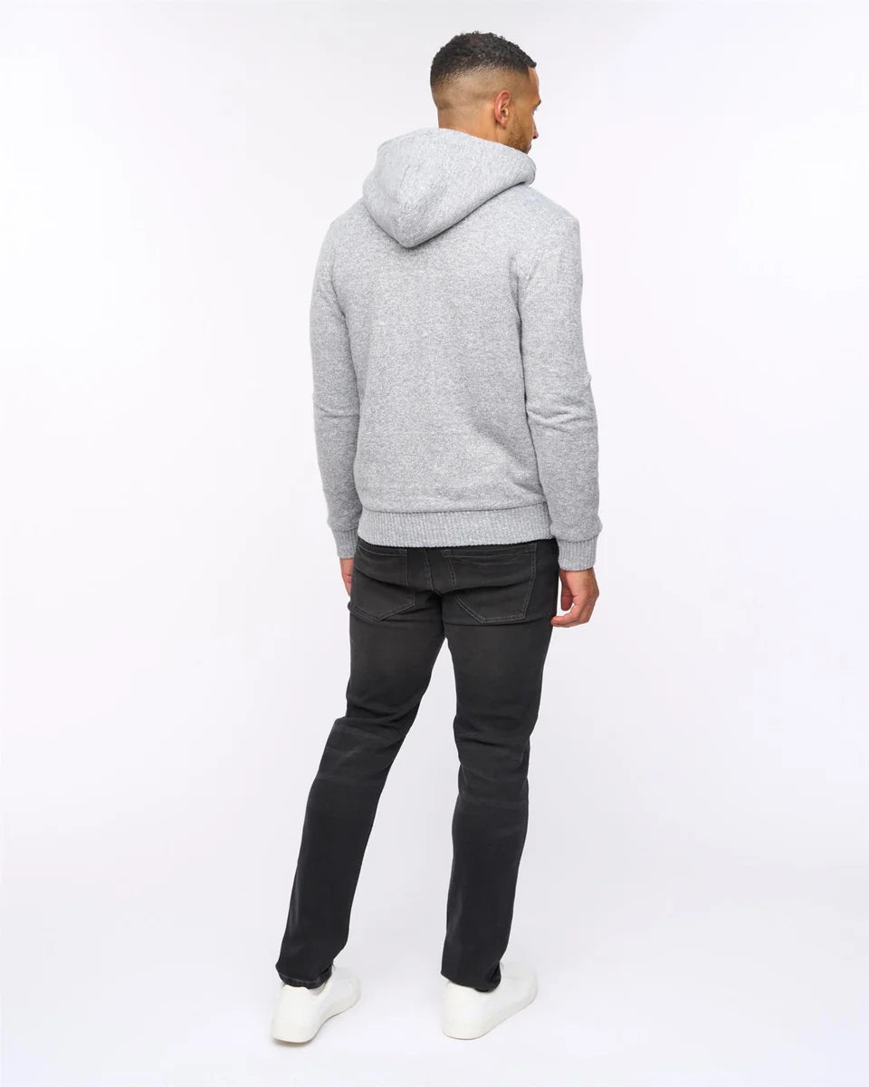 Bewley & Ritch Tonbridge Cable Knit - Light Grey Marl