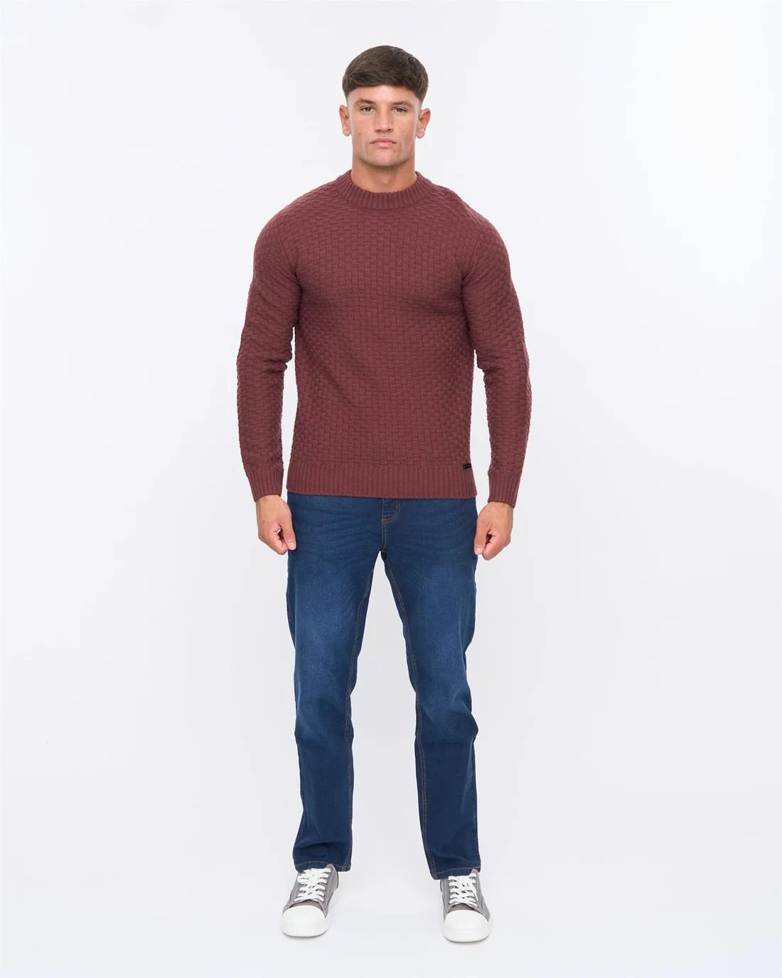 Duck and Cover Matera Texture Knit - Raisin