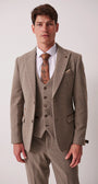 Marc Darcy Hayden Tweed Blazer - Tan