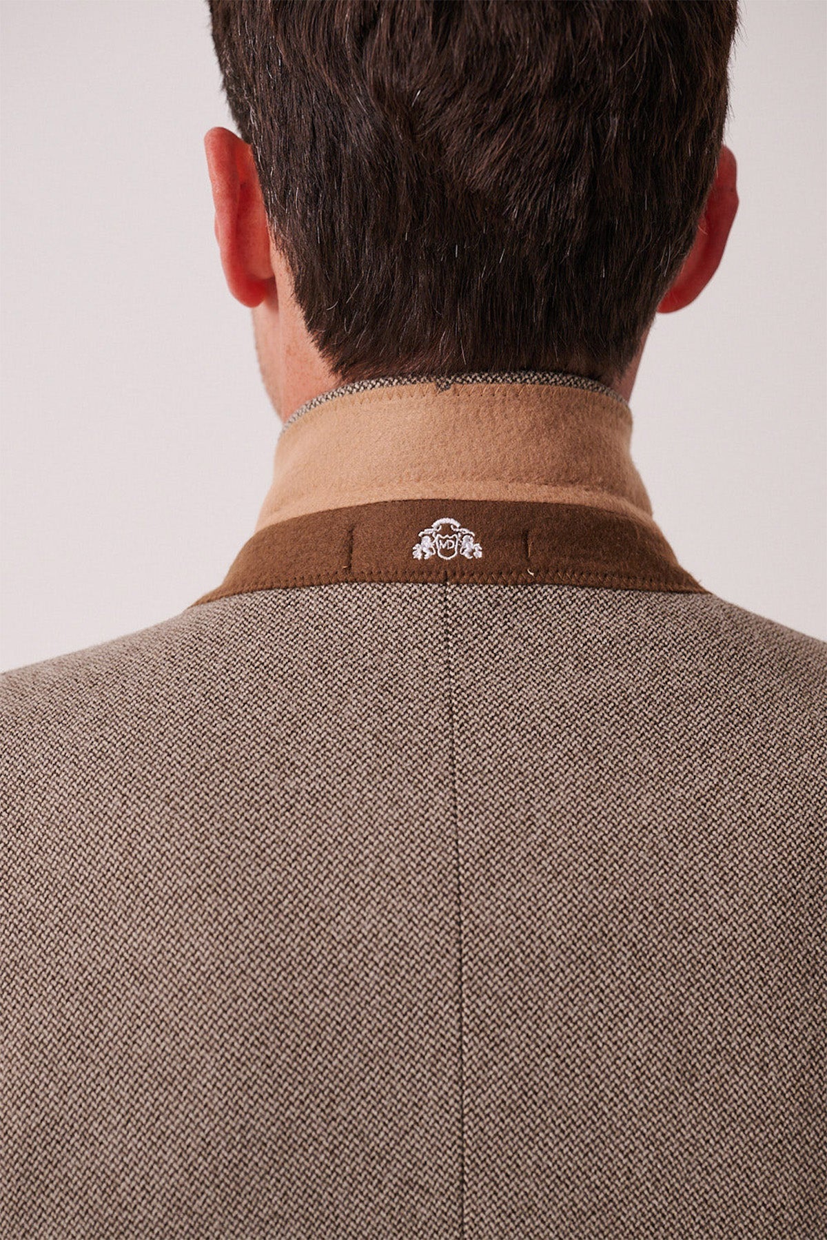 Marc Darcy Hayden Tweed Blazer - Tan