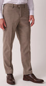 Marc Darcy Hayden Tweed Trouser - Tan