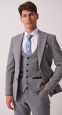Marc Darcy Hayden Tweed Blazer - Silver