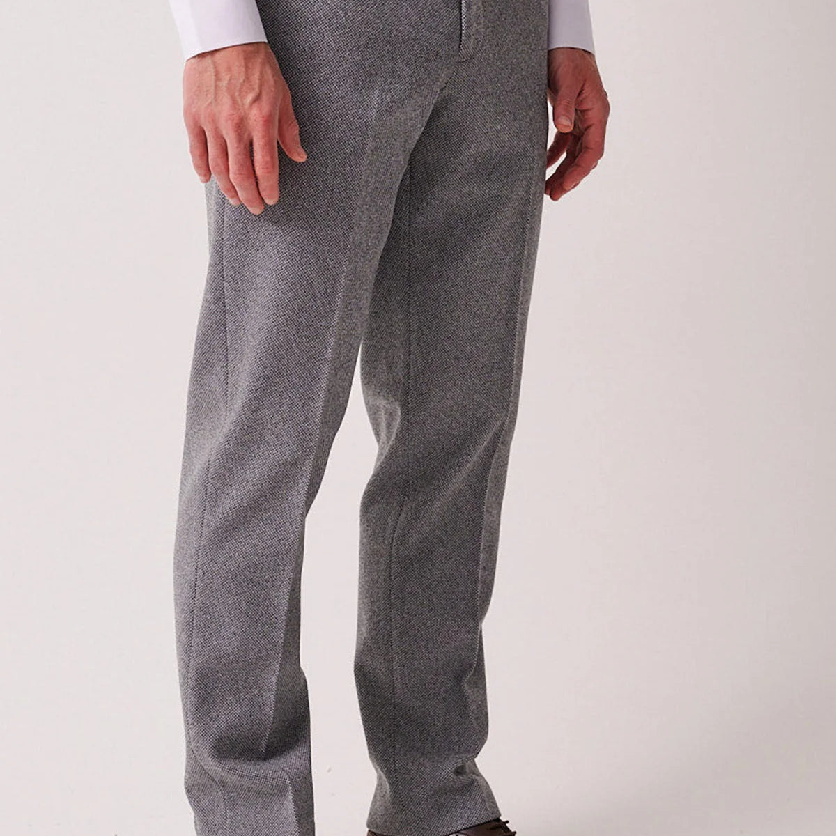 Marc Darcy Hayden Tweed Trouser - Silver