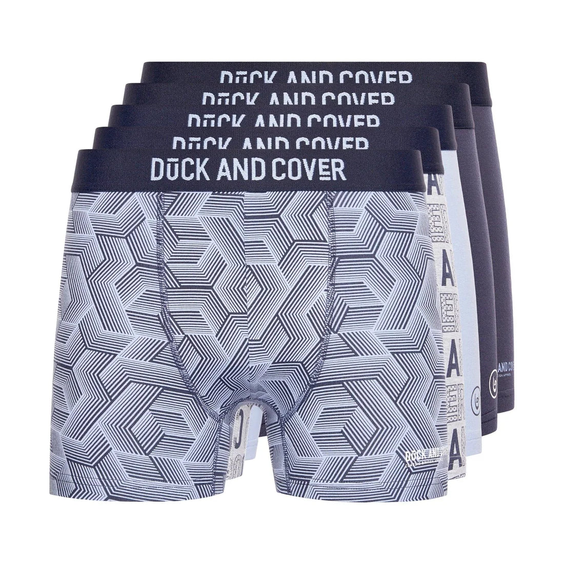 Duck & Cover Quendle 5 Pack Boxers