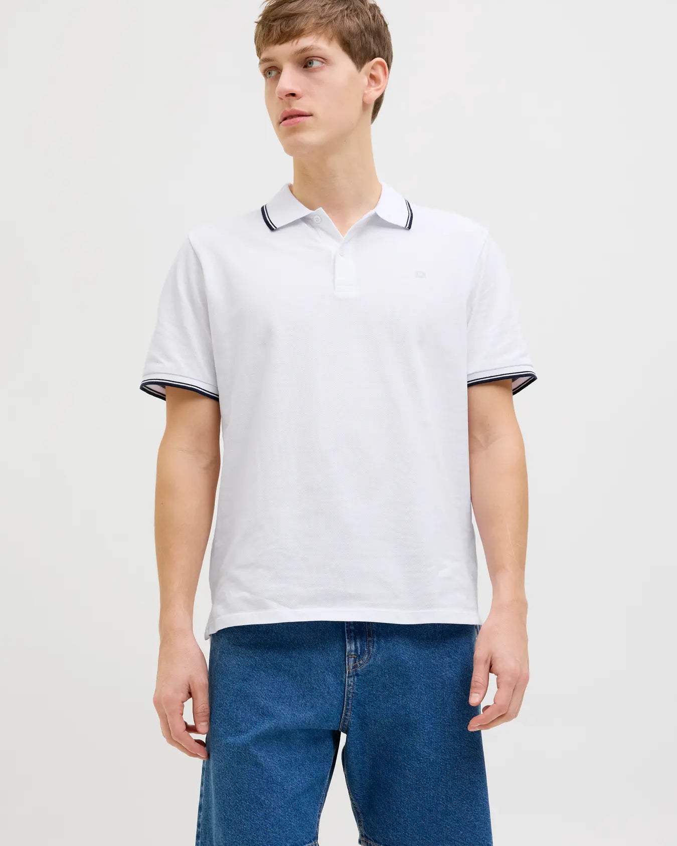JJ Rebel Zell Polo Shirt - Bright White