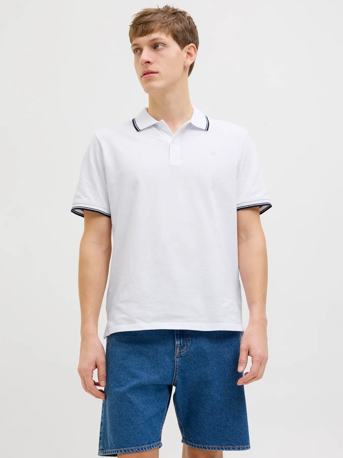 JJ Rebel Zell Polo Shirt - Bright White