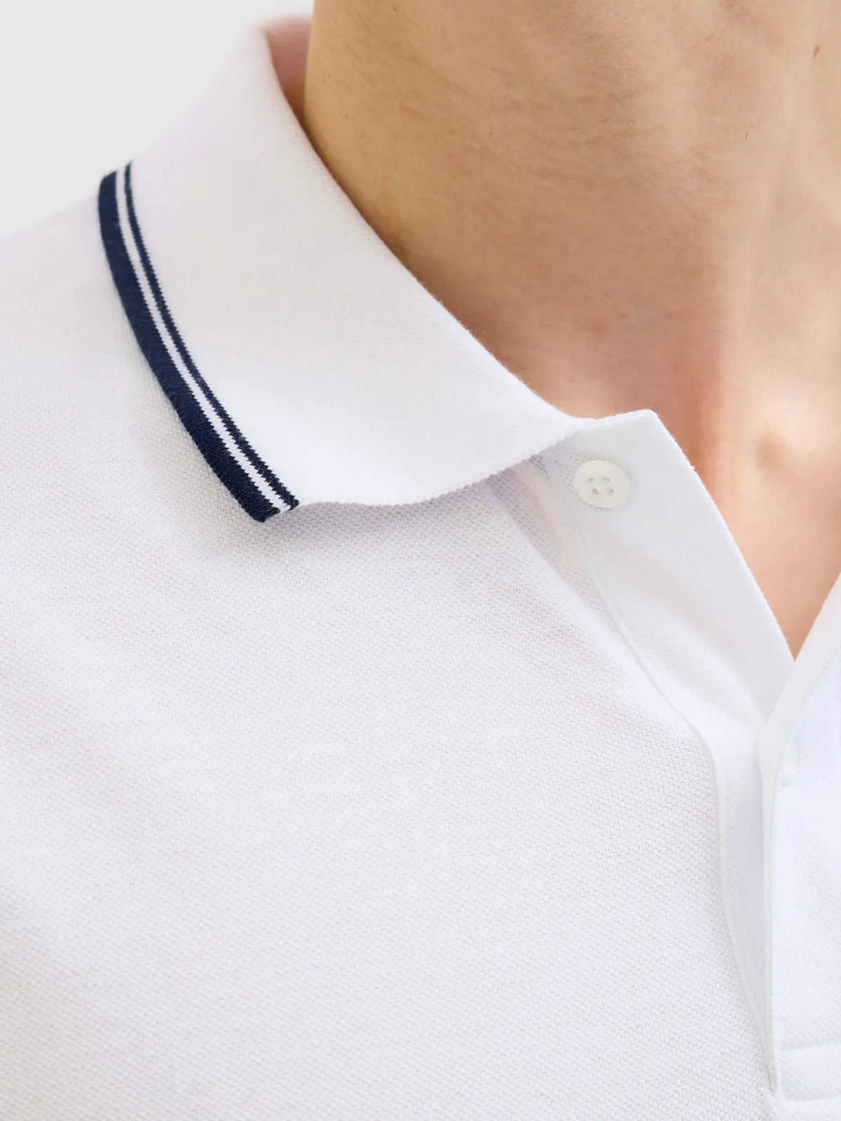 JJ Rebel Zell Polo Shirt - Bright White