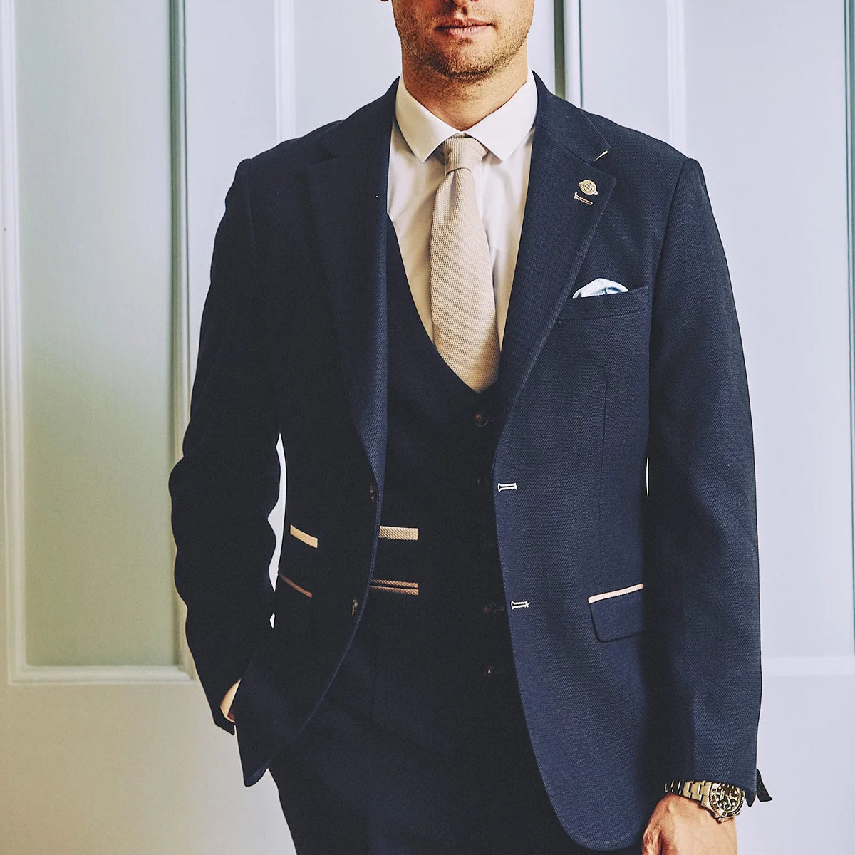 Marc Darcy MD7 Blazer - Navy