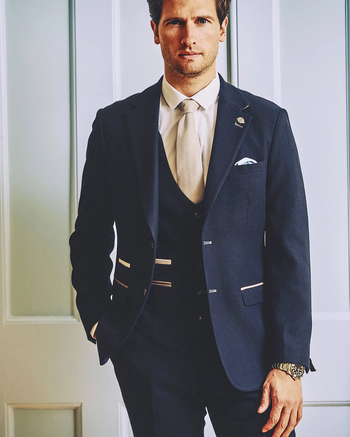 Marc Darcy MD7 Blazer - Navy
