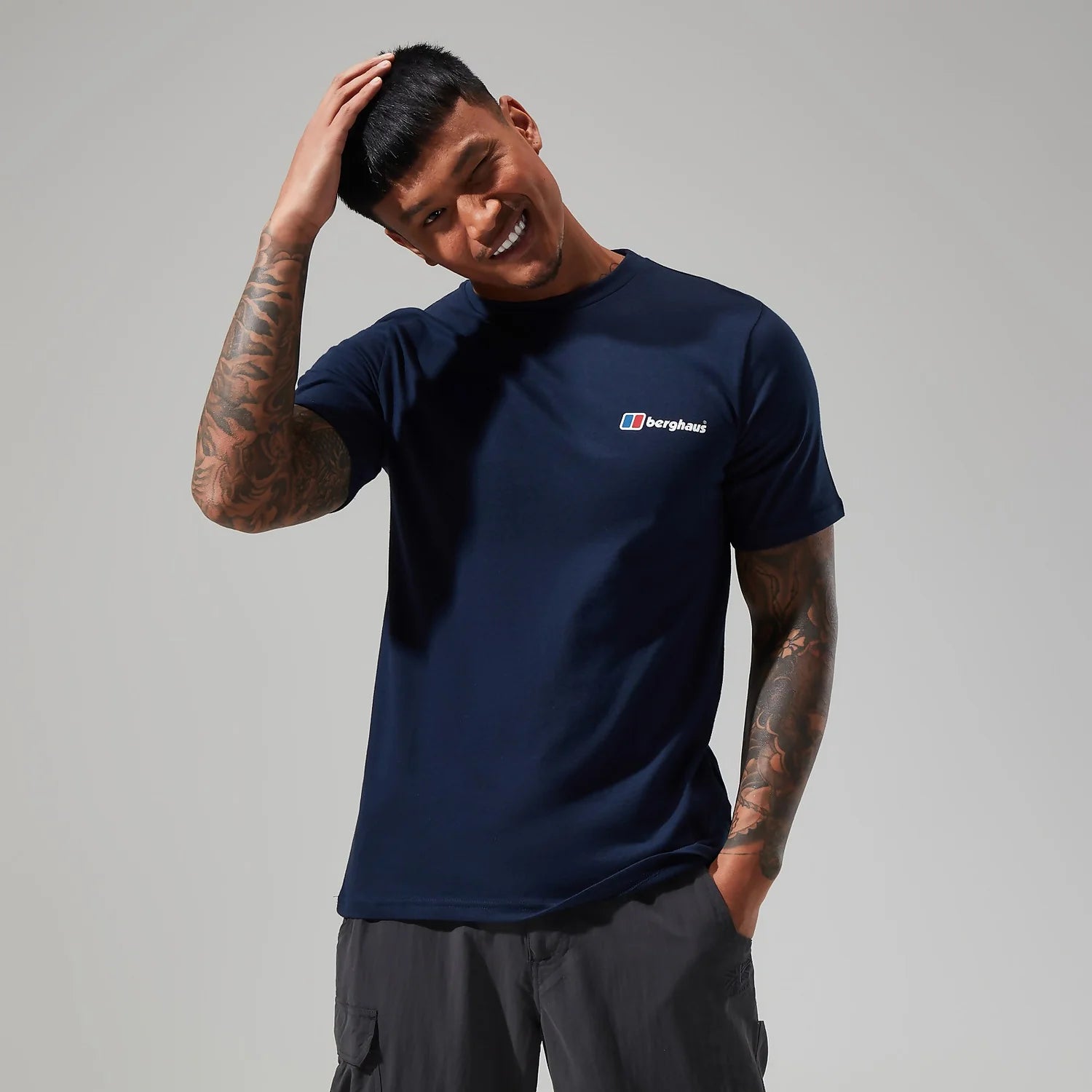 Berghaus Organic Classic Logo T-shirt Dusk Blue