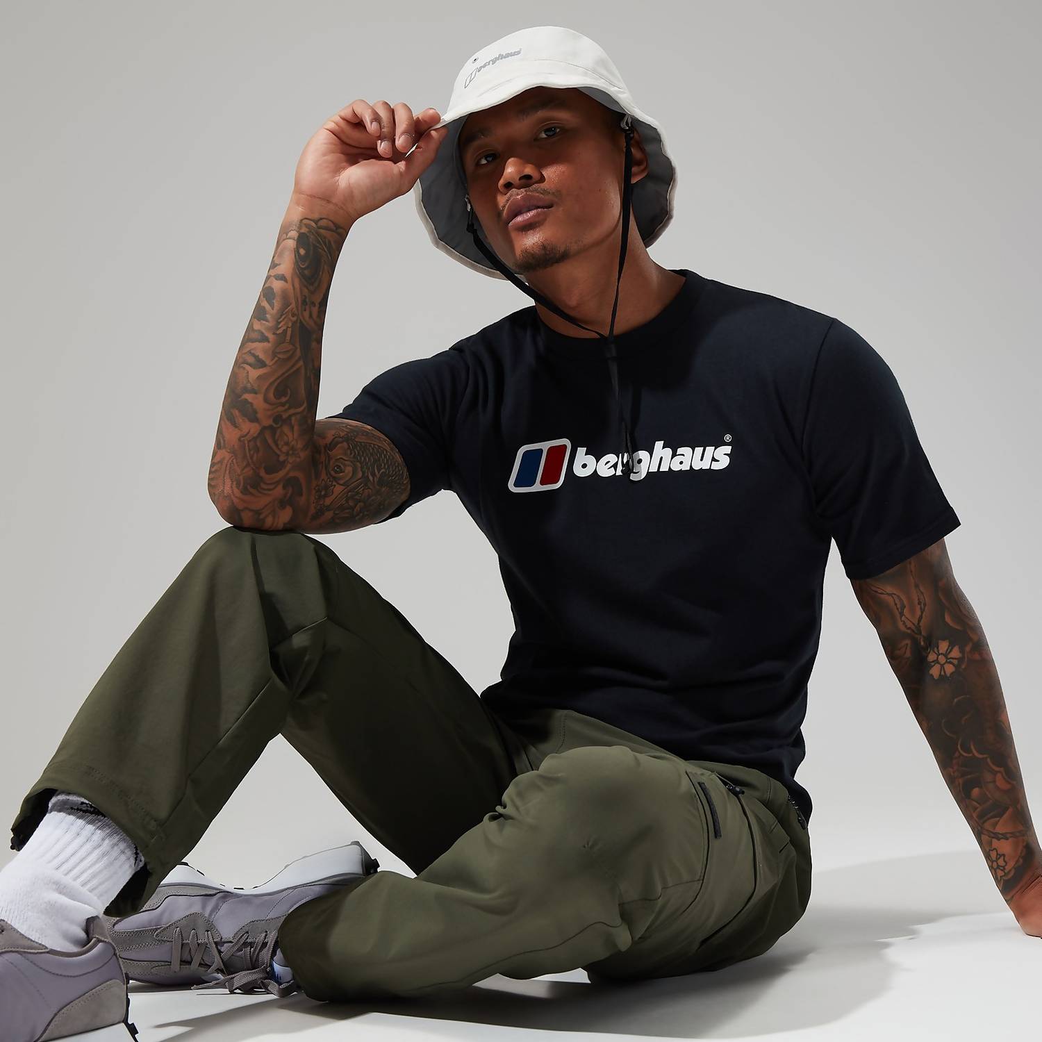 Berghaus Organic Big Classic Logo T-Shirt Black