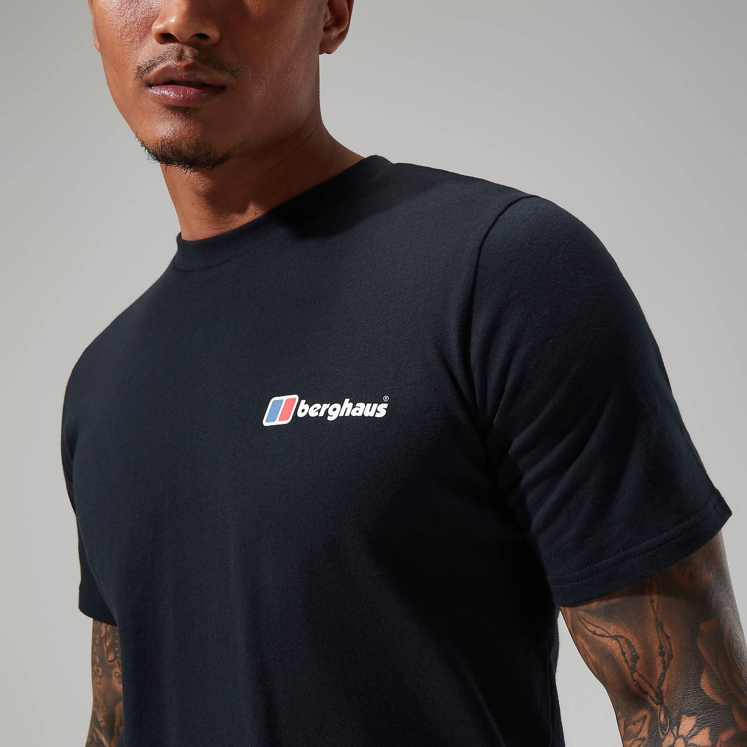 Berghaus Organic Front & Back Logo T-Shirt Black