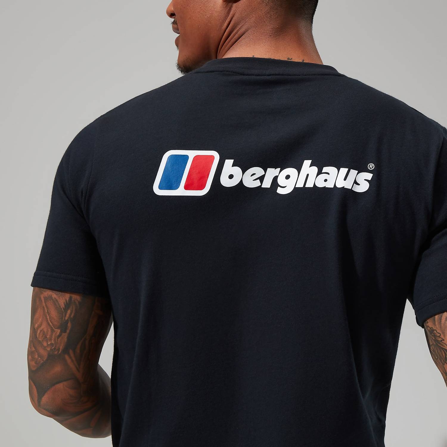 Berghaus Organic Front & Back Logo T-Shirt Black
