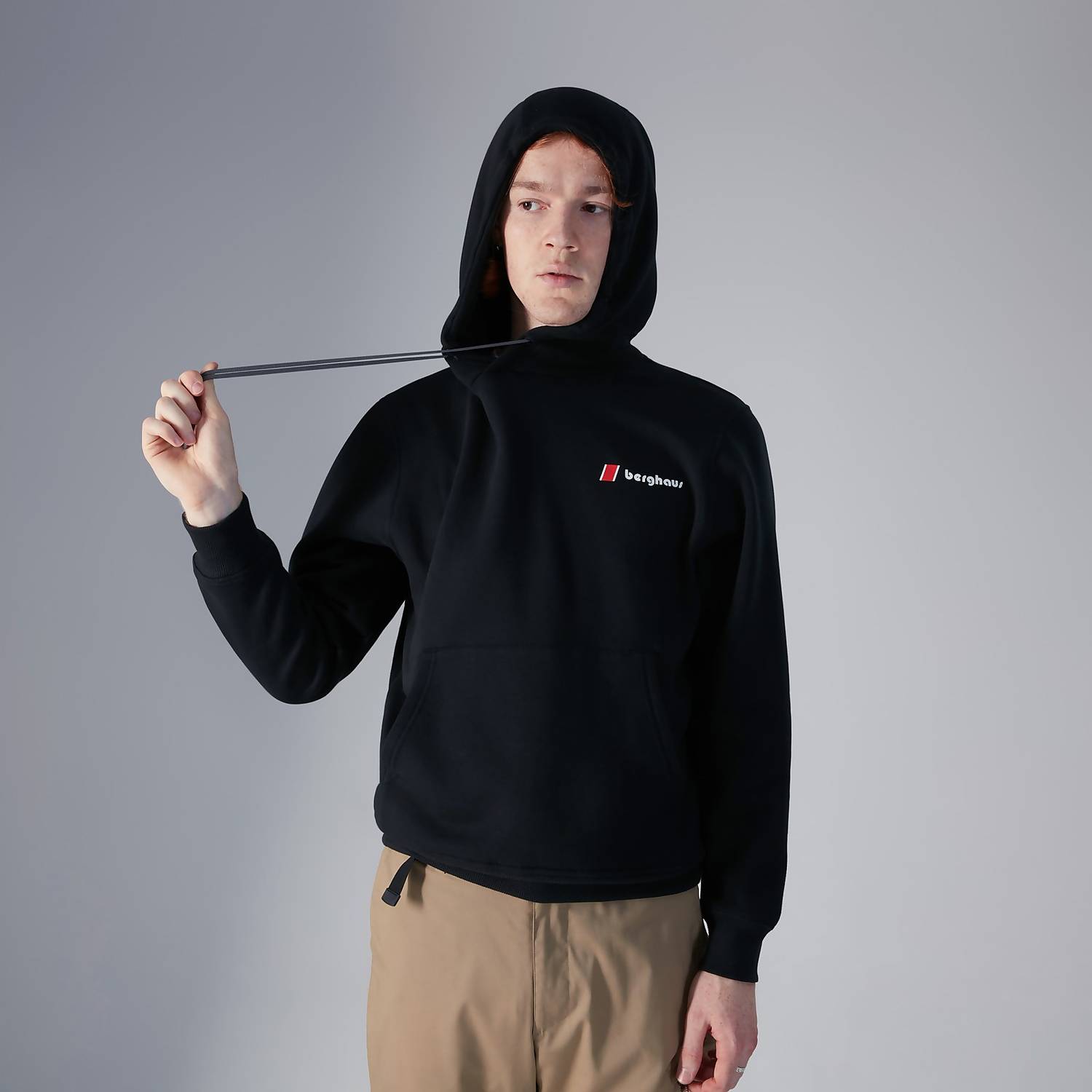 Berghaus Heritage Small Logo Hoodie Black