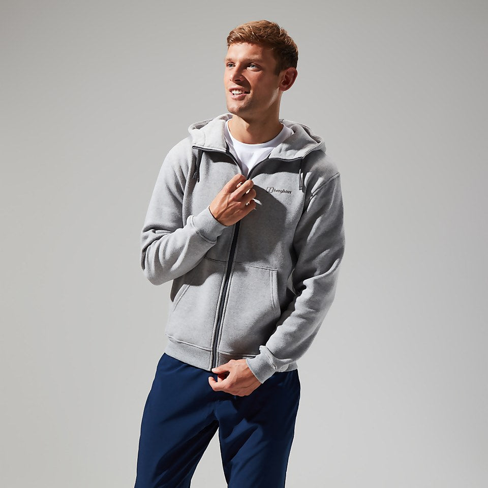 Bergahus Logo Full Zip Hoody Grey