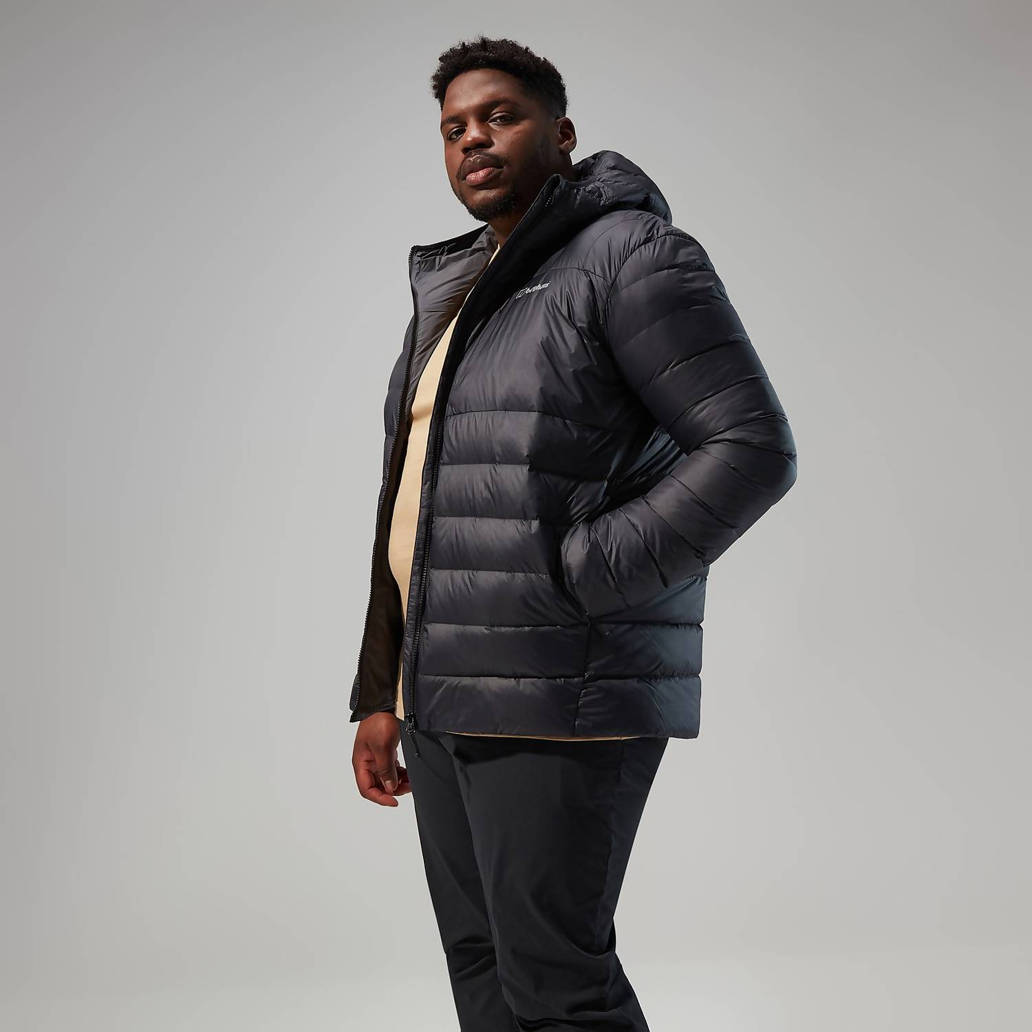 Berghaus Silkswortgh Hooded Down Jacket Black