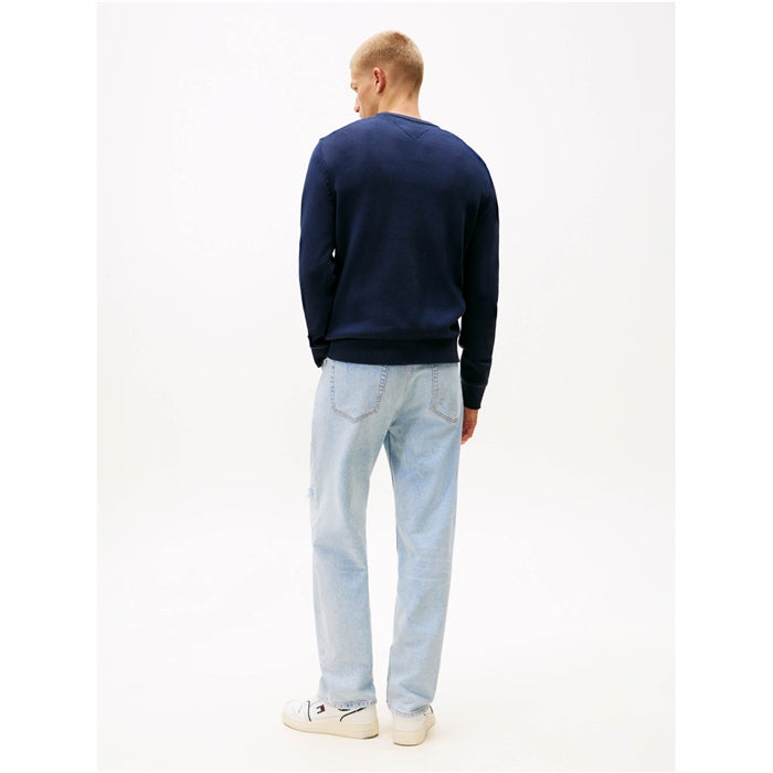 Tommy Jeans DM0DM21787 TJM Slim Essential Sweater - Dark Blue