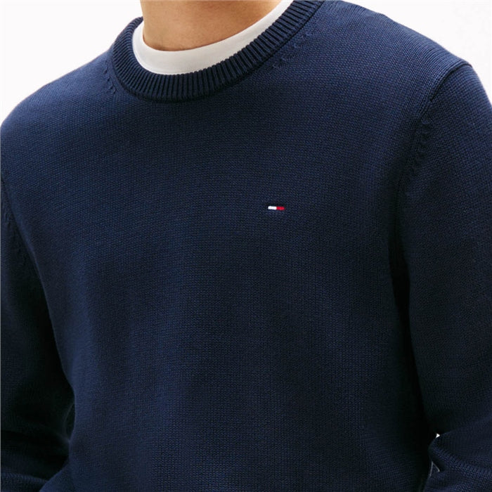 Tommy Jeans DM0DM21787 TJM Slim Essential Sweater - Dark Blue