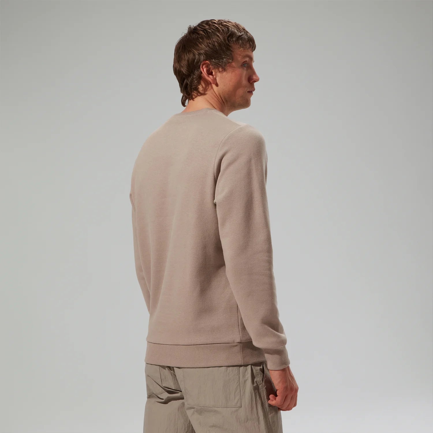 berghaus M Logo Crewneck Light Grey