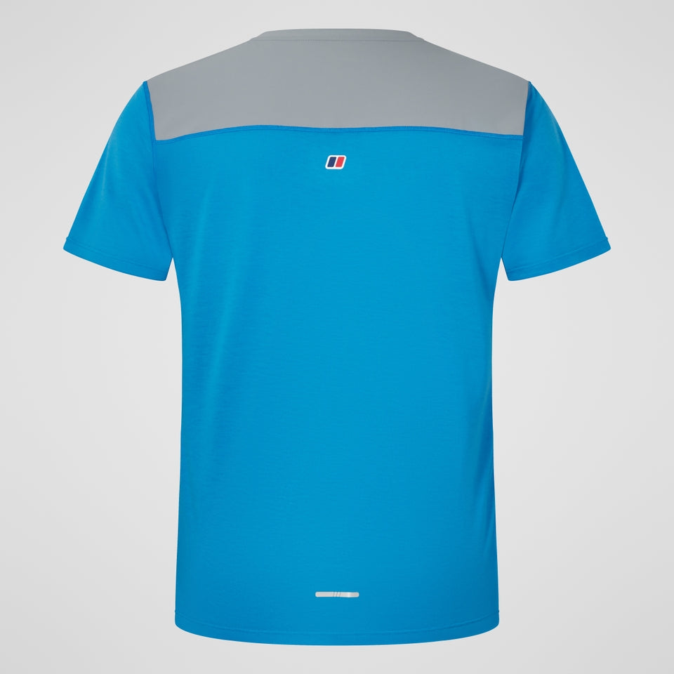 Berghaus Terrain Trek Tech T-Shirt - Blue/Grey