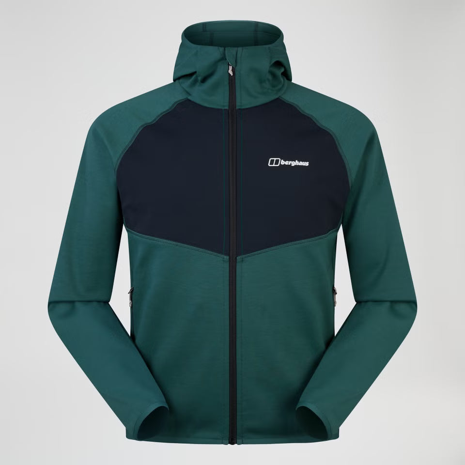 Berghaus Trawden Hybird Jacket - Dark Green/Black