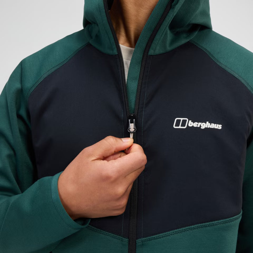 Berghaus Trawden Hybird Jacket - Dark Green/Black