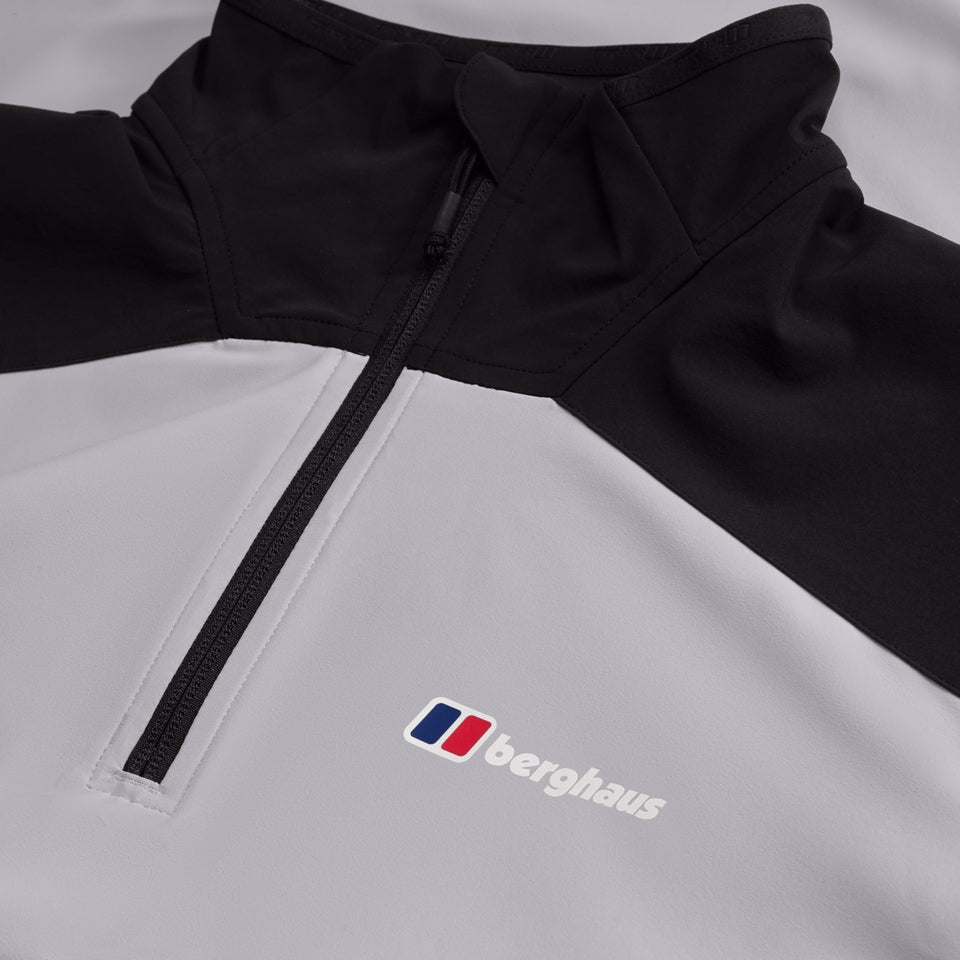 Berghaus Terrain Trek Half Zip Jacket - Black/Grey