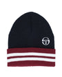 Sergio Tacchini STA29583 Surge Beanie Hat - Maritime Blue/Red