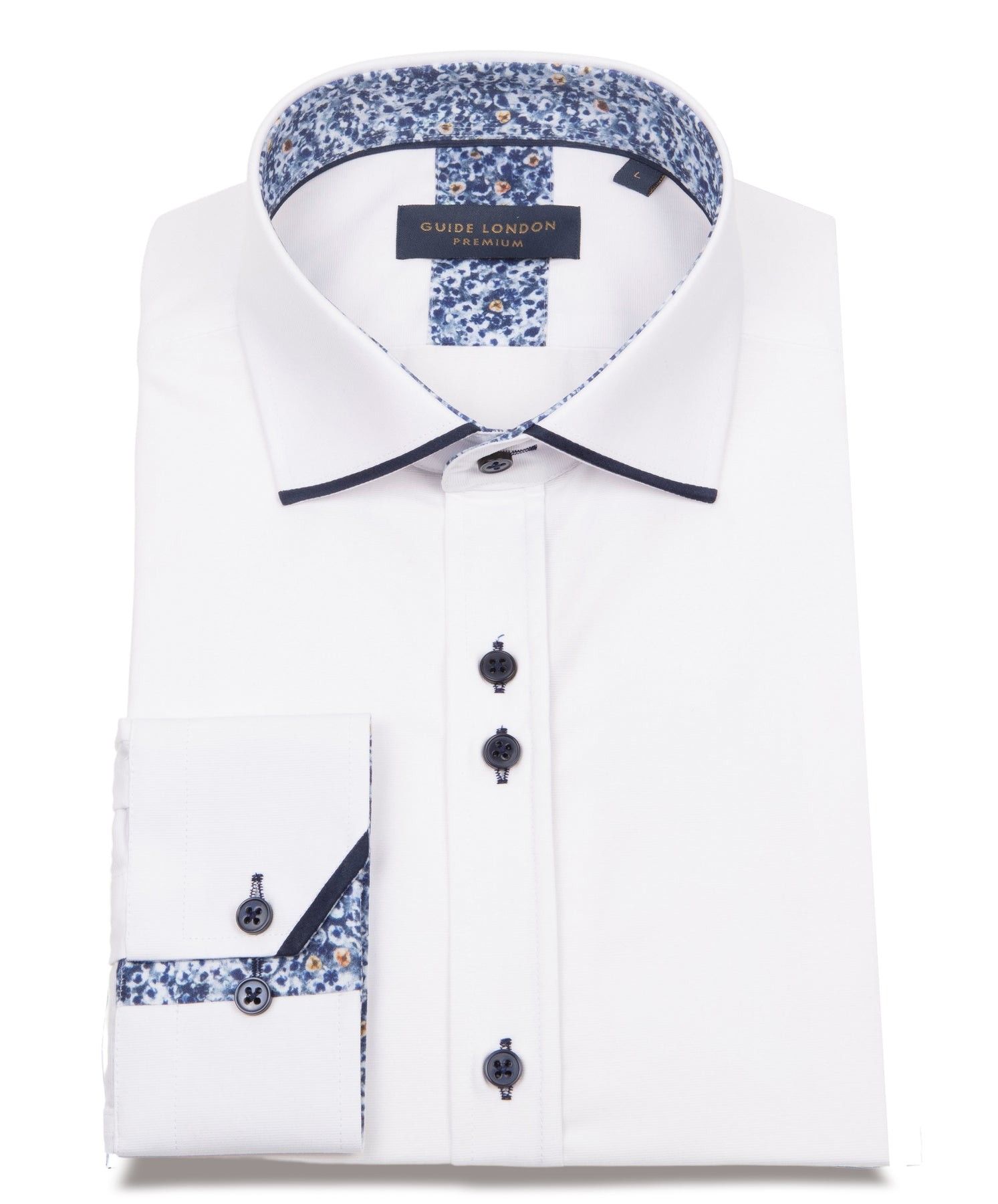 GUIDE LONDON LS77172 SHIRT WHITE/NAVY