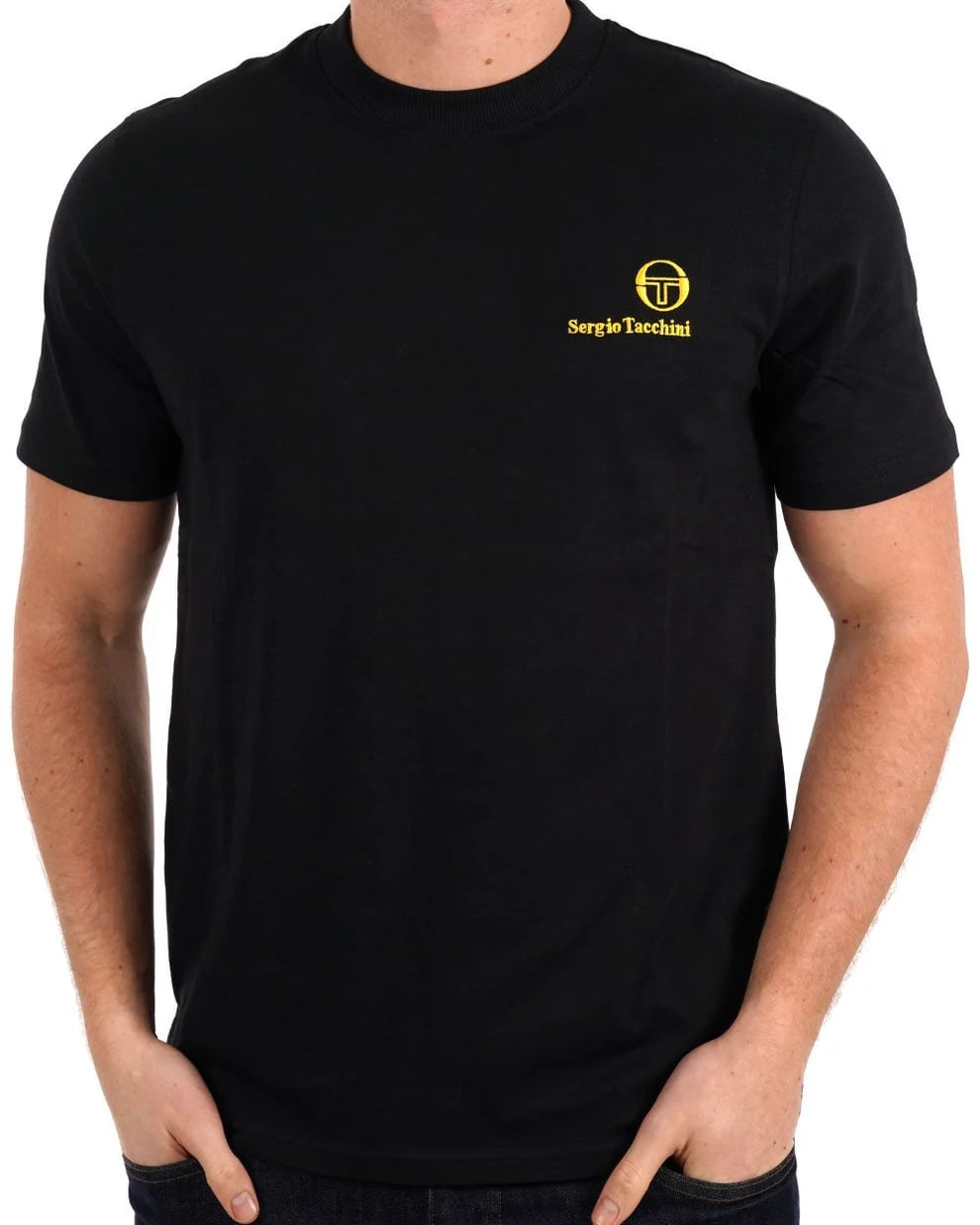 Sergio Tacchini STM25104 Felton T-Shirt 905 - Black/Gold
