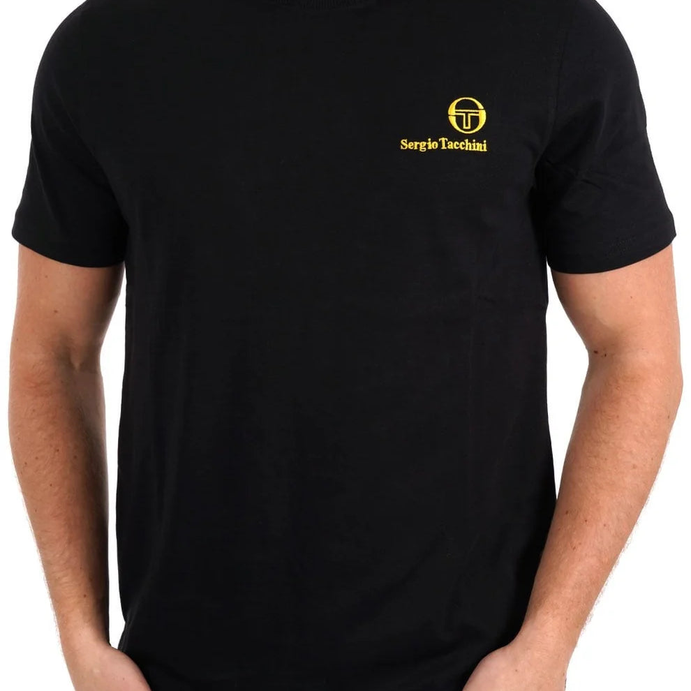 Sergio Tacchini STM25104 Felton T-Shirt 905 - Black/Gold