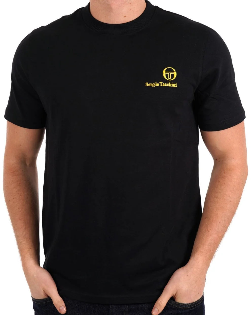 Sergio Tacchini STM25104 Felton T-Shirt 905 - Black/Gold