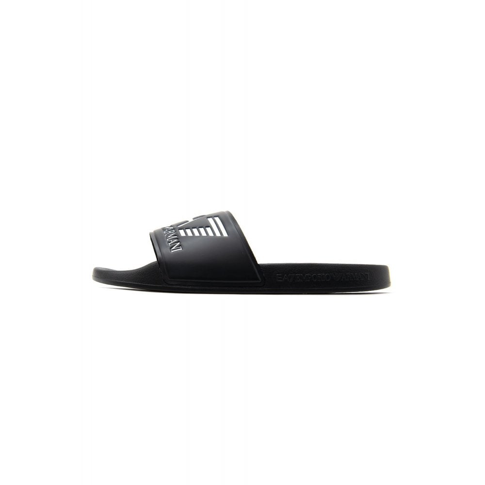 EA7 Emporio Armani 7X000108 Scarpe Beachwear Sliders - Black Beauty