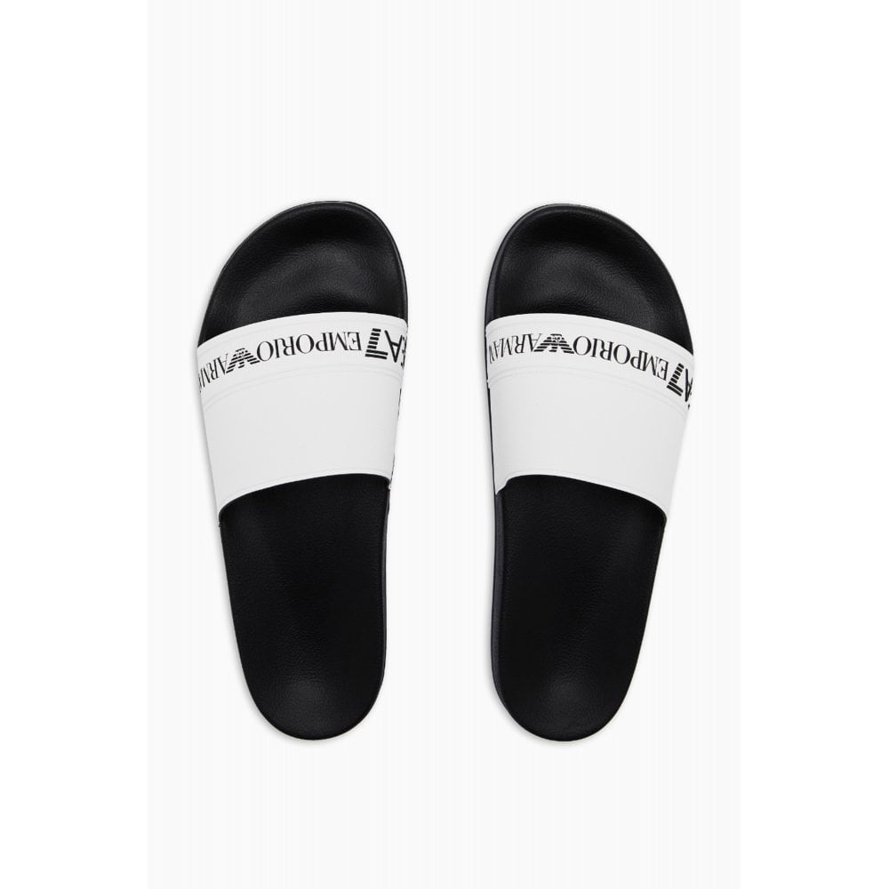 EA7 Emporio Armani 7X000110 Scarpe Beachwear Sliders - Black/White