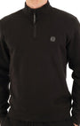 Marshall Artist MSATM11124 Marchio 1/4 Zip - Black