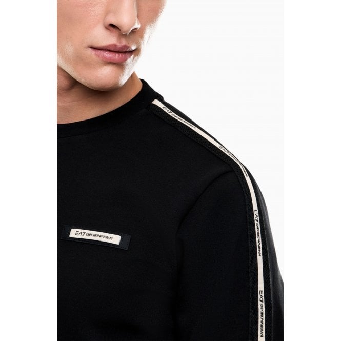 EA7 Emporio Armani 7M001478 Train Logo Sweatshirt - Black