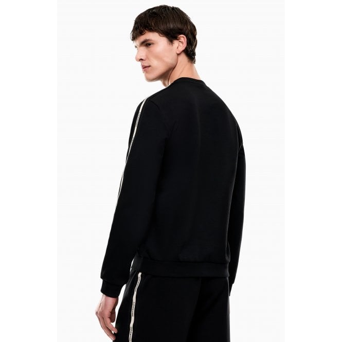 EA7 Emporio Armani 7M001478 Train Logo Sweatshirt - Black