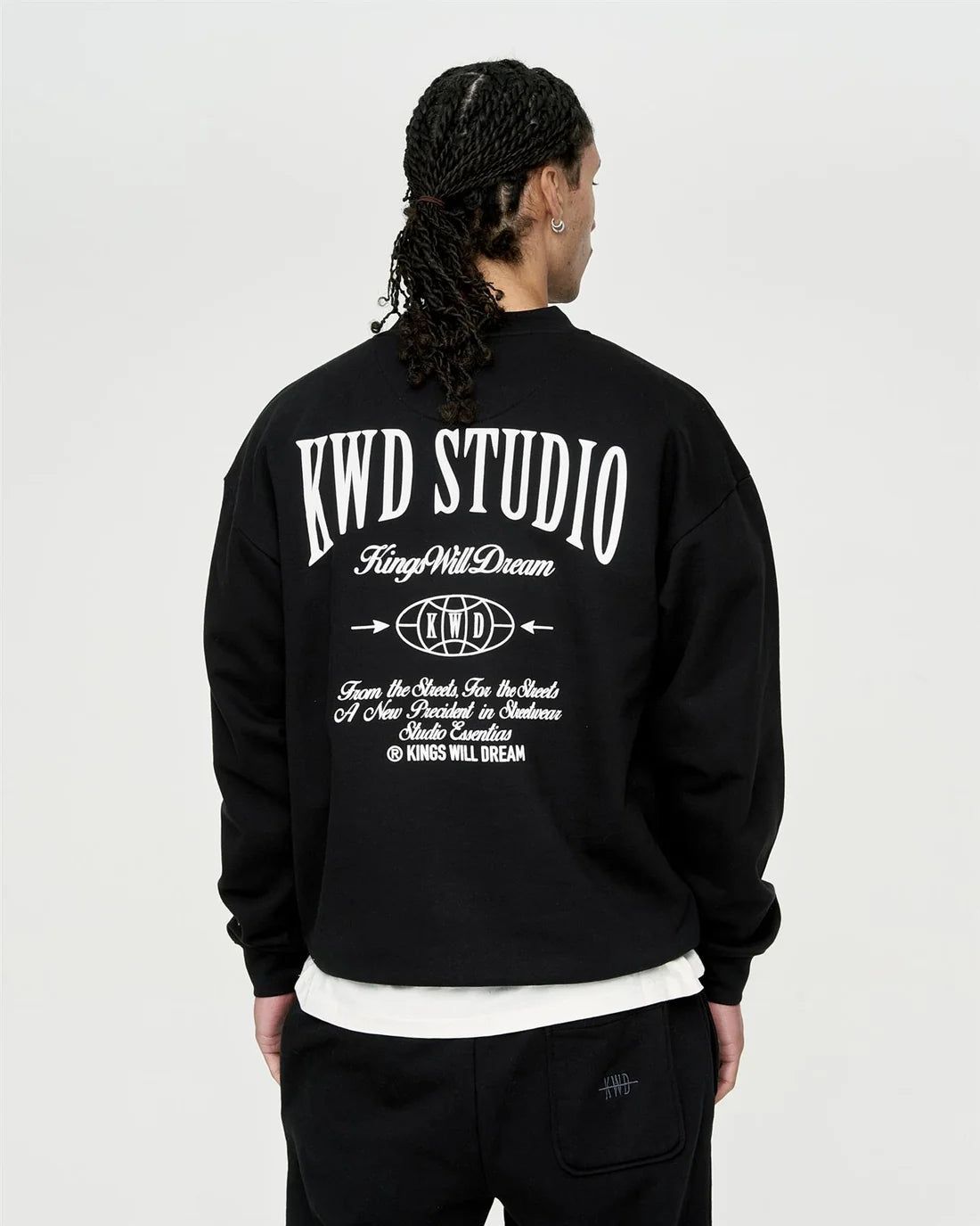 Kings Will Dream Studio Crewneck - Black