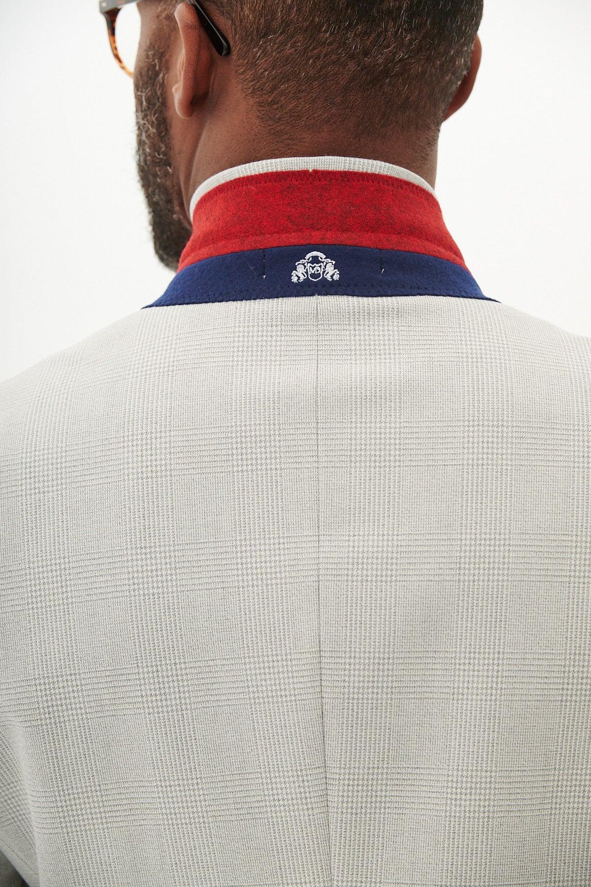 Marc Darcy Bromley Blazer - Stone Check