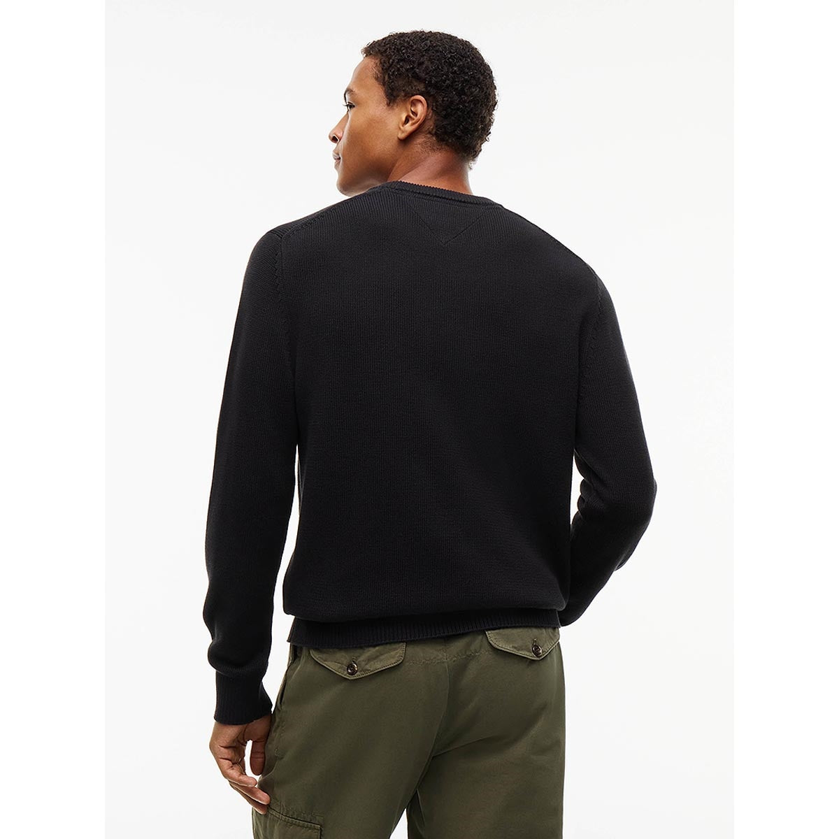 Tommy Jeans DM0DM21787 TJM Slim Essential Sweater - Black