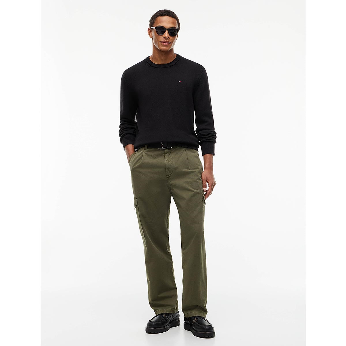 Tommy Jeans DM0DM21787 TJM Slim Essential Sweater - Black