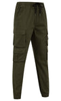 Tokyo Laundry Cathay Cotton Twill Cuffed Multi-Pocket Cargo Jogger Pants
