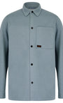 Tokyo Laundry Commander Overshirt - Cool Grey