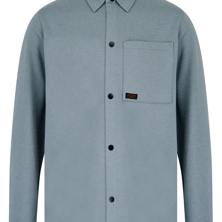 Tokyo Laundry Commander Overshirt - Cool Grey