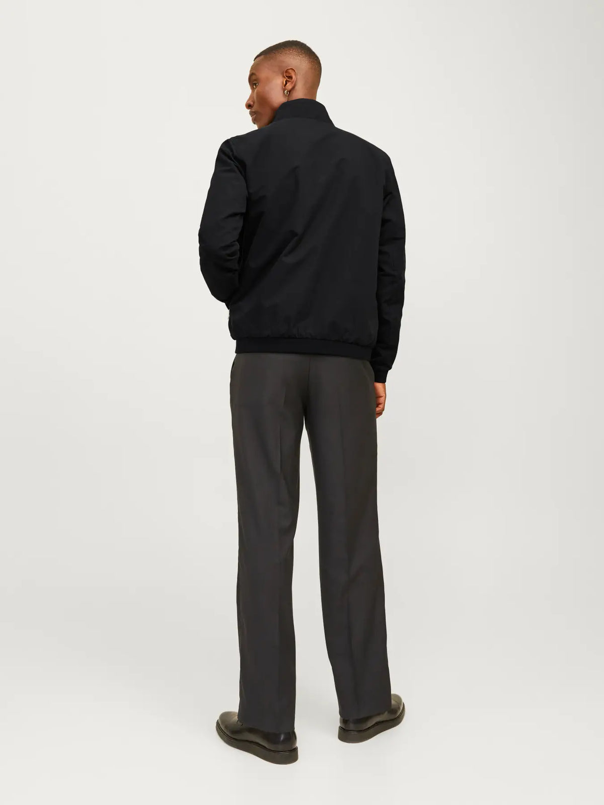 Jack & Jones Rush Harrington Bomber Jacket - Black
